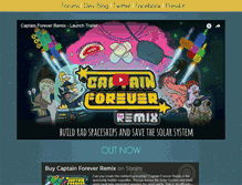 Tablet Screenshot of captainforeverremix.com